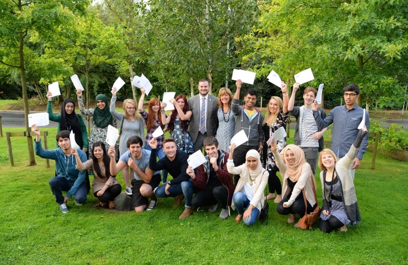 Andrew at Nelson and Colne College