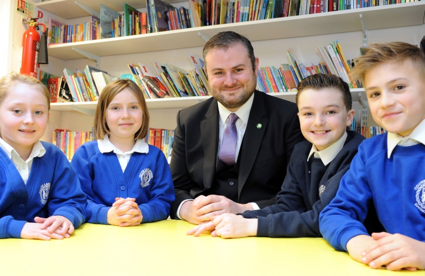 Andrew at Coates Lane Primary School