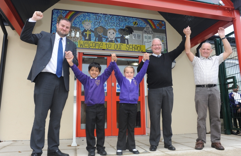 Andrew at St Paul's Primary School