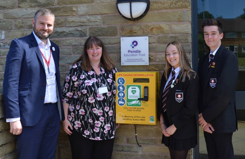 Over 100 defibrillators across Pendle