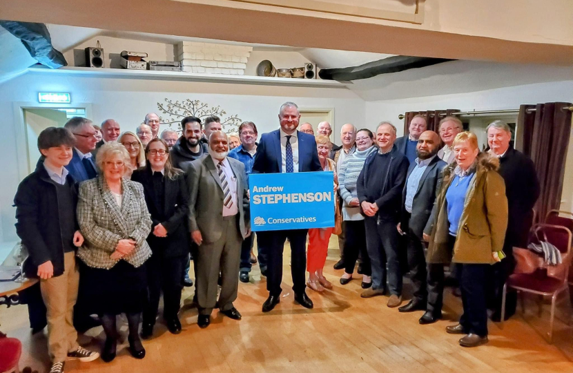 Andrew Stephenson MP and Team