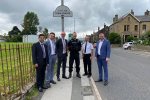 Andrew Stephenson with the Police in Colne 