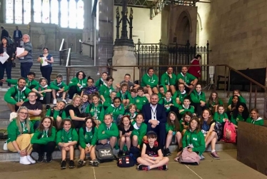 Pupils & Staff from Barrowford Primary School recent visit to Westminster