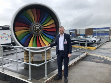 Andrew Stephenson, MP visits Rolls-Royce