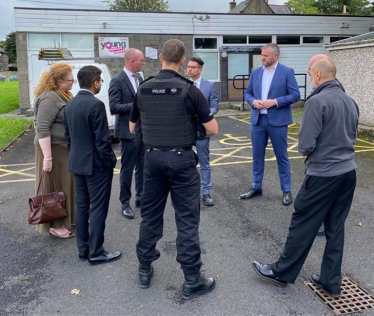 Andrew with the Lancashire Police and Crime Commissioner 