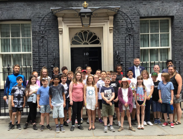 Barrowford Primary School outside No10