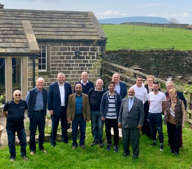 Andrew Stephenson MP with Pendle Councillors